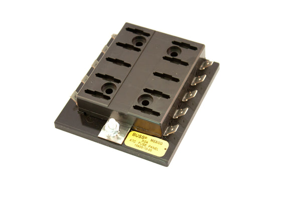 Part # 15600-10-20  (Bussmann Fuse Block for ATOF/ATC Fuses or Blade Type Circuit Breakers.  Max Current Rating for all circuits is 100 Amps)