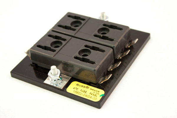 Part # 15602-04/04-20  (Bussmann Fuse Block for ATOF/ATC Fuses or Blade Type Circuit Breakers. Maximum Current Rating For All Circuits is 200 Amps)