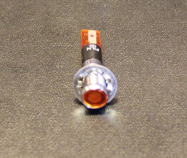 Part # IL-8mm-LED-A  (8mm, .315"D, Amber LED Indicator Snap-In Indicator Light)