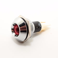 Part # IL-22mm-LED-R  (22mm, .866"D, .875" Cutout Red LED Indicator Panel Mount)