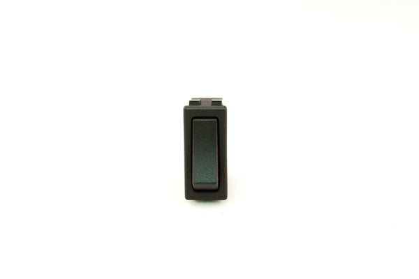 European Rocker Switch Part # RR24302-B (Mini-Euro Rocker Switch SPST, (ON) OFF, Black Unlit ...