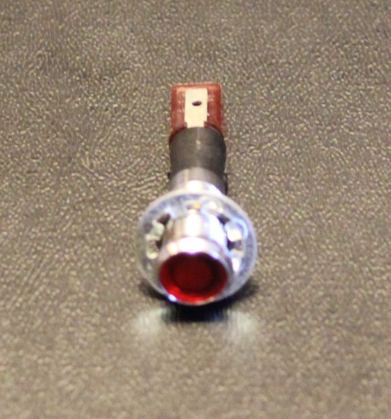 Part # IL-12mm-LED-R  (12mm, .472", 1/2 Cutout, Red LED Snap-In Indicator Light)